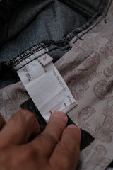 Professor.E 23SS | Curved Panel Denim pant