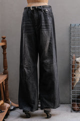 Professor.E 23SS | Curved Panel Denim pant