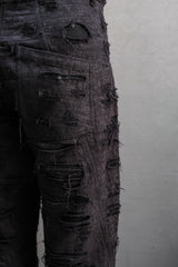 Professor.E - E BORO JEANS 22FW-PE-TRL-02 Black