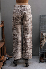 Professor.E - E BORO JEANS 22FW-PE-TRL-02 White