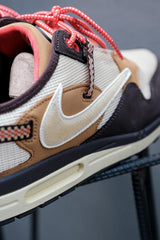 Travis Scott x Nike Air Max 1 Cactus Jacket "Baroque Brown" Limited Edition Collaboration (Reverse Swoosh Brown)