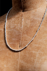 Micro Geometric Fine Silver Chain 微型幾何純銀層次鍊