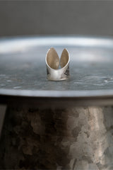 Shield of Totem Fine Silver 999 Wide Ring 圖騰之盾純銀寬戒