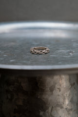 Minimalist Braid Fine Silver 999 Ring 極簡編格純銀戒