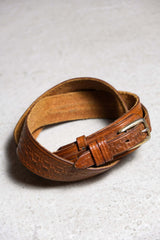 アメリカンカジュアルウエスタンスタイル本革ベルト ヴィンテージアメリカンカーキウエスタンスタイル本革ベルト