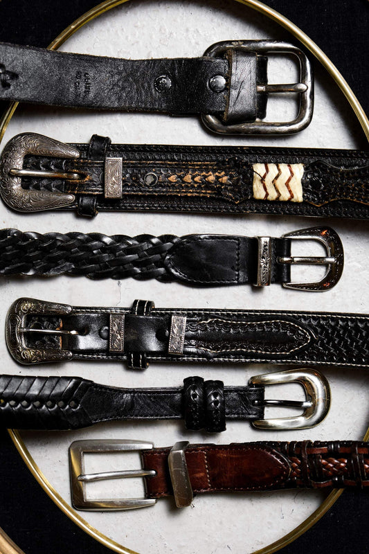 American Casual Western Style Genuine Leather Belt Retro American Casual Western Style Genuine Leather Belt