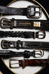 アメリカンカジュアルウエスタンスタイル本革ベルト ヴィンテージアメリカンカーキウエスタンスタイル本革ベルト