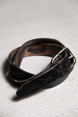 アメリカンカジュアルウエスタンスタイル本革ベルト ヴィンテージアメリカンカーキウエスタンスタイル本革ベルト