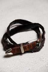 アメリカンカジュアルウエスタンスタイル本革ベルト ヴィンテージアメリカンカーキウエスタンスタイル本革ベルト