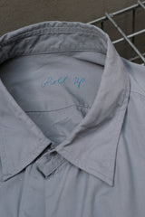 Porter Classic Roll Up Shirt 棉質淺藍色寬鬆雙口袋襯衫