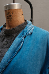 Porter Classic Indigo Linen Wide Jacket 藍染亞麻寬幅外套