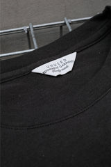 UNUSED Oversized Crewneck Tee 日本設計師品牌 黑色水洗感落肩短袖