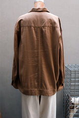 Phlannel Linen Cotton Open Collar Shirt 日本設計師品牌 亞麻混紡古巴襯衫
