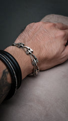 Sterling Silver 925 Teardrop Link Bracelet 淚滴鏈節純銀手鍊