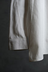Solemn 16A/W Morality Shirt 台湾デザイナーブランド アシンメトリーカット ピュアコットンリネンカラーシャツ