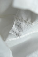 Solemn 16A/W Morality Shirt 台湾デザイナーブランド アシンメトリーカット ピュアコットンリネンカラーシャツ