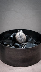 Sterling Silver 925 Hand-Engraved Rose Oval Locket 純銀 手刻玫瑰橢圓相片盒墜