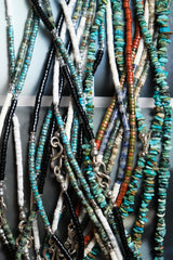 Turquoise  Silver Agate Necklace 松石 純銀珠 瑪瑙玉石 串珠項鍊