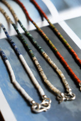 Turquoise  Silver Agate Necklace 松石 純銀珠 瑪瑙玉石 串珠項鍊