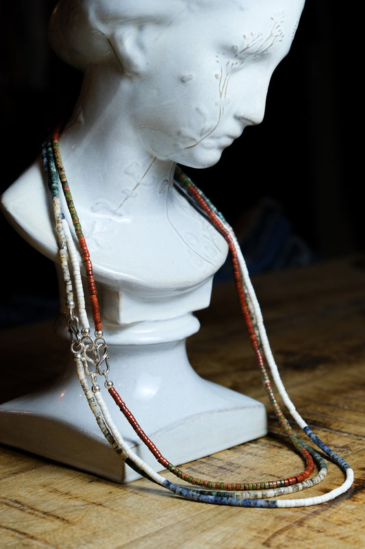 Turquoise Silver Agate Necklace turquoise sterling silver beaded agate jade beaded necklace