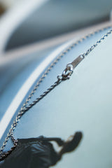 シルバー & ターコイズ ネックレス スターリングシルバー ターコイズ シルバー チェーン ペンダント ネックレス