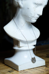 シルバー & ターコイズ ネックレス スターリングシルバー ターコイズ シルバー チェーン ペンダント ネックレス