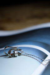 シルバー & ターコイズ ネックレス スターリングシルバー ターコイズ シルバー チェーン ペンダント ネックレス