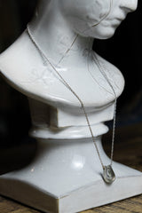 シルバー & ターコイズ ネックレス スターリングシルバー ターコイズ シルバー チェーン ペンダント ネックレス