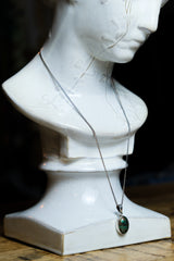 シルバー & ターコイズ ネックレス スターリングシルバー ターコイズ シルバー チェーン ペンダント ネックレス