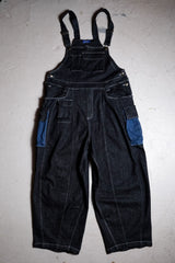 Lafayette × LAKH Supply 20A/W デニムオーバーオール 日系ストリートブランド合同 ダニングオーバーオール サスペンダー
