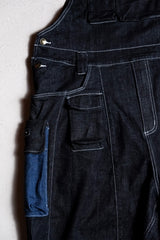 Lafayette × LAKH Supply 20A/W デニムオーバーオール 日系ストリートブランド合同 ダニングオーバーオール サスペンダー