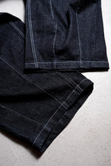 Lafayette × LAKH Supply 20A/W デニムオーバーオール 日系ストリートブランド合同 ダニングオーバーオール サスペンダー