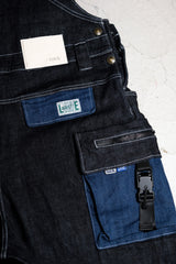 Lafayette × LAKH Supply 20A/W デニムオーバーオール 日系ストリートブランド合同 ダニングオーバーオール サスペンダー