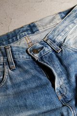 Levi's Vintage Clothing 505 Big E Patchwork Denim Jeans Reissue Big E Patchwork Denim Jeans