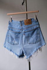 Levi’s Vintage Cut Off Denim Booty Shorts Made in Canada
