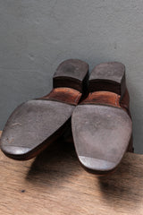 Handcrafted Side-Zip Leather Boots (Tan) 手工製 柔和方頭側拉鍊皮革靴 (焦糖棕)