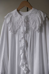 1900 年代フランスアンティークコットンレースナイトドレス