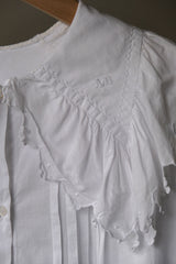 1900 年代フランスアンティークコットンレースナイトドレス