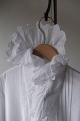 1900 年代フランスアンティークコットンレースナイトドレス