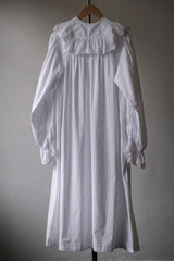 1900 年代フランスアンティークコットンレースナイトドレス