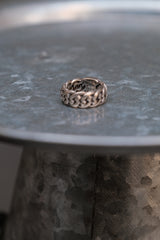 Buddha to Buddha Silver 925 'Ben' Double-Weave Chain Link Ring 荷蘭古董感純銀雙排編織鍊條戒
