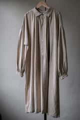 French 1900's Antique White Linen Painter Biaude