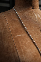 Raw Silver Nuggets Fine Silver 999 Handmade Beaded Necklace 原礦碎銀純銀手工串珠鍊