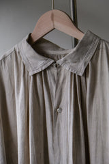 French 1900's Antique White Linen Painter Biaude