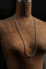 Raw Silver Nuggets Fine Silver 999 Handmade Beaded Necklace 原礦碎銀純銀手工串珠鍊