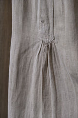 French 1900's Antique White Linen Painter Biaude