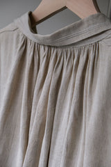 French 1900's Antique White Linen Painter Biaude