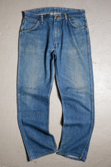 Maverick 1970's Vintage Denim Jeans Blue Brother Wrangler Second Brand Early American Classic Denim Pants Scovill Zipper