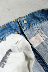 Maverick 1970's Vintage Denim Jeans Blue Brother Wrangler Second Brand Early American Classic Denim Pants Scovill Zipper