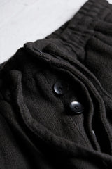 Still House Wool Sweatpants - Cocoa Juno Mai Junlongのメインブランドウールヘリンボーン伸縮性パンツ